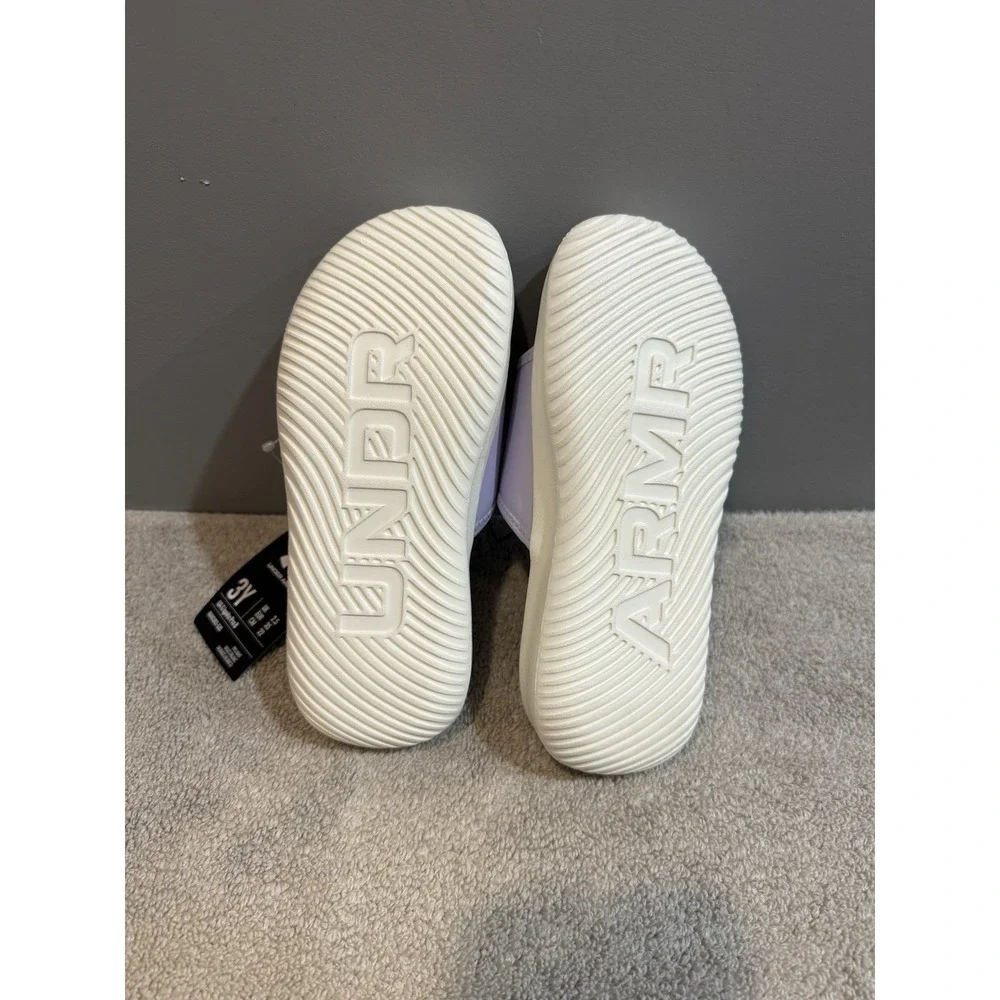 Violet Youth Size 3Y Under Armour Adjustable Slides (G Ignite Pro 8)